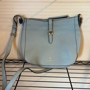 Light blue crossbody purse